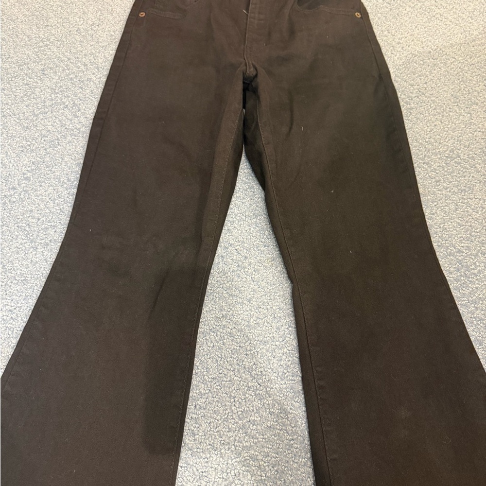 Levi Strauss 726 Flare leg jeans in black host pick - Picture 3 of 8